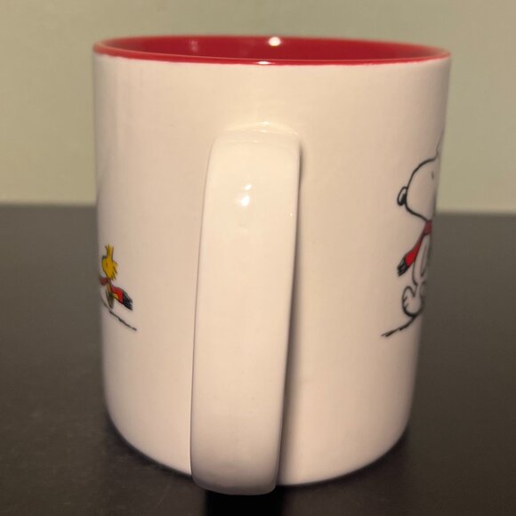 Snoopy & Woodstock PEANUTS Christmas Mug ~ Charles M. Schulz ~ Charlie Brown - Picture 3 of 7